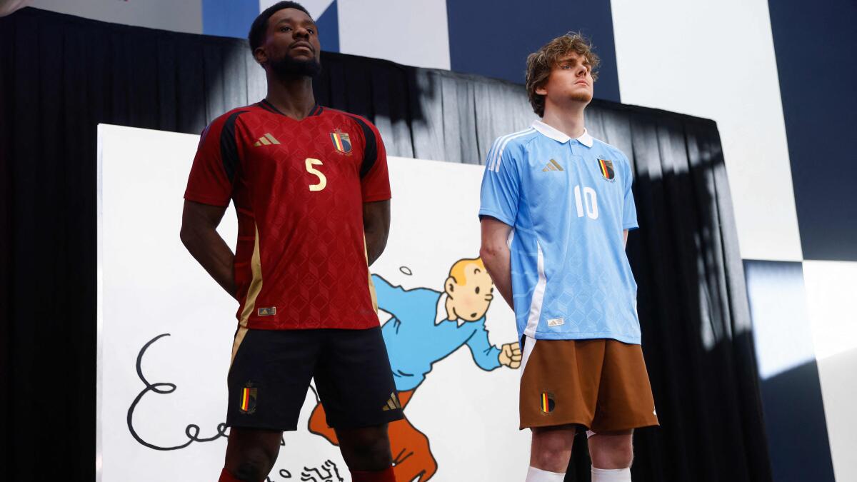 Belgium’s new football kit for Euro 2024 is a tribute to comic book